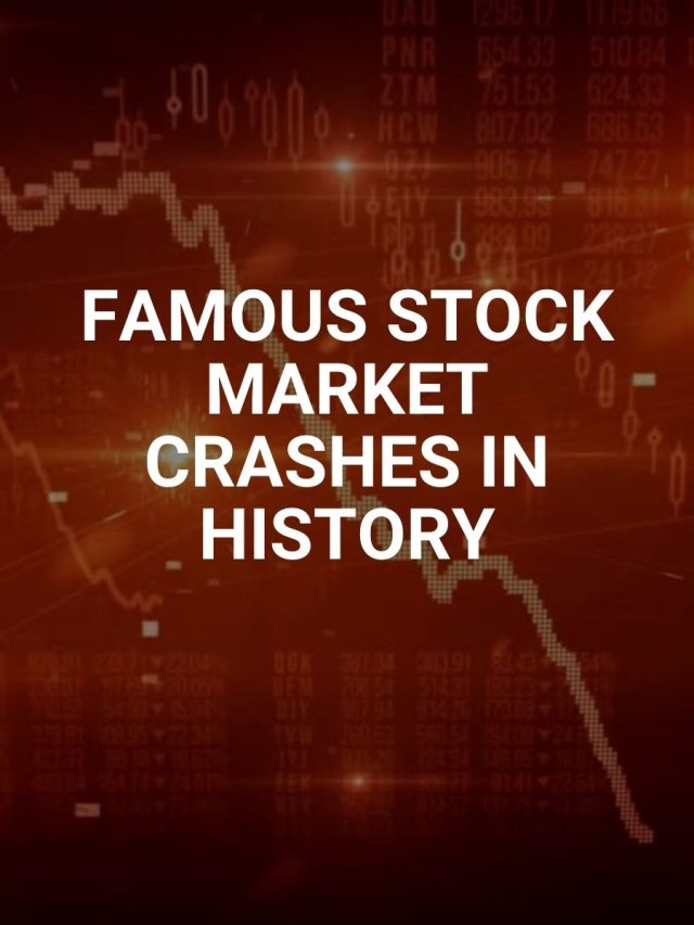 Famous Stock Market crashes in history