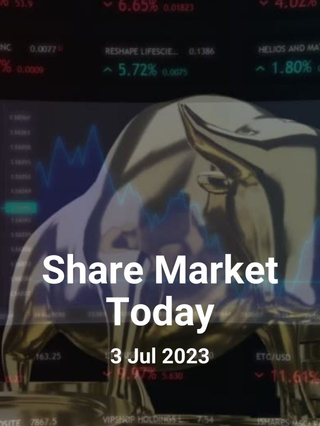 Share Market Today: 3-Jul-2023